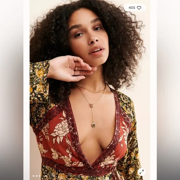 Free People Tilda Wrap Dress - Picture 3 of 4